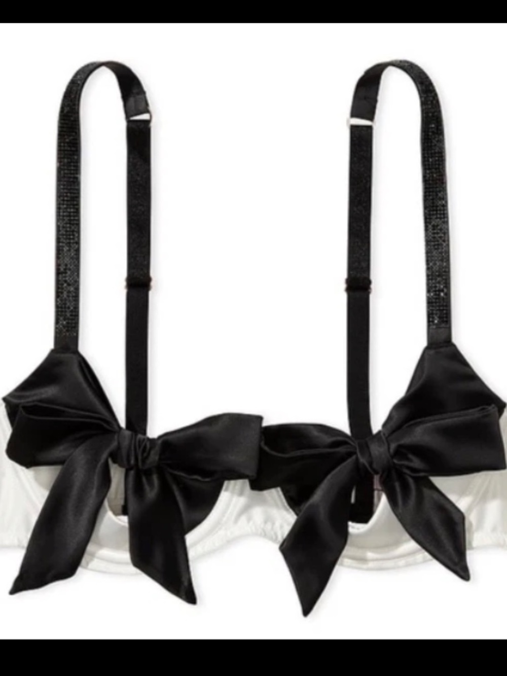 Victoria’s Secret Dream Angels Satin Peekaboo Bow Balconette Bra | S DD | NWT Ro